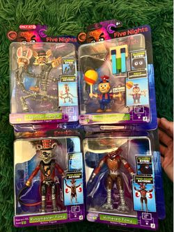 4 Jazwares Five Night's at Freddy's Assorted Lot