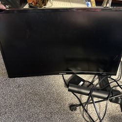 24in Samsung computer monitor with mount
