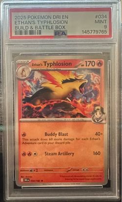 Pokemon Ethan’s Typhlosion #034 PSA 9