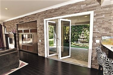 Vinyl Sliding doors & Windows - Aluminum Accordion folding Doors 