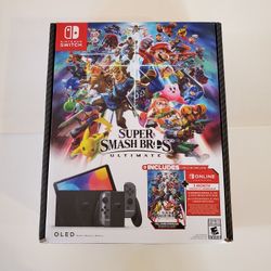 Nintendo Switch (OLED Model) Super Smash Bros. Ultimate Bundle 64GB Console NEW Also ZELDA available 