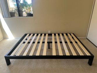 Full size bed frame & mattress