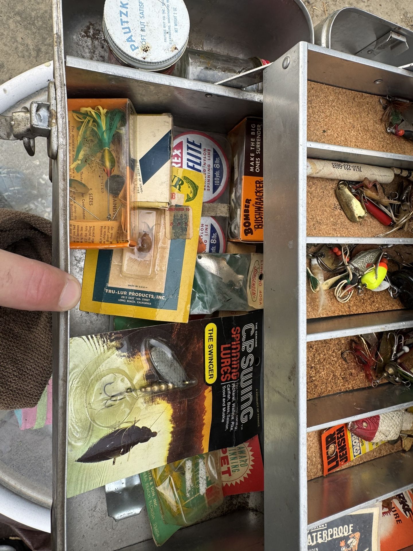 Old School Fishing Tackle Box