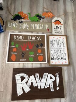 Dinosaur decor