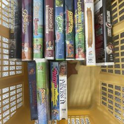 Various VHS tapes