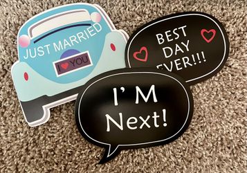 Wedding Photo Booth Signs