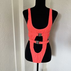 High Cut One Piece Swimsuit