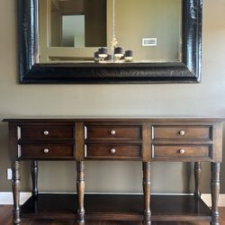 Drexel Heritage Savannah Credenza w/Large Mirror
