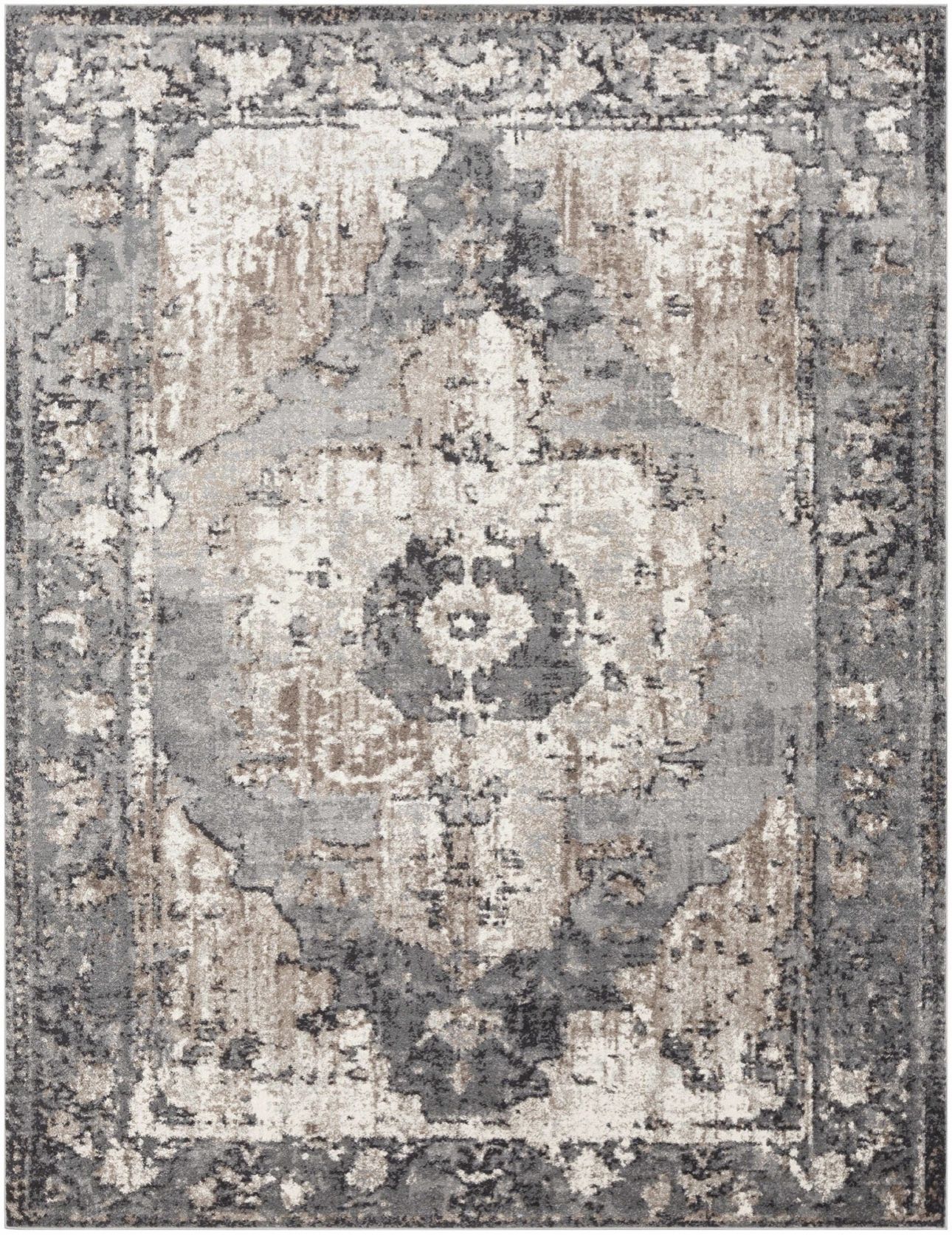 9x12 Grey Area Rug