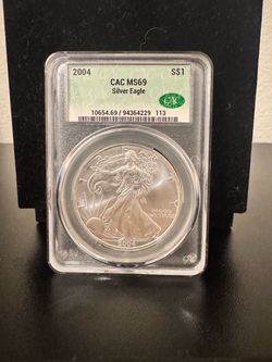 Silver 1oz Eagle MS/69, 70, CAC
