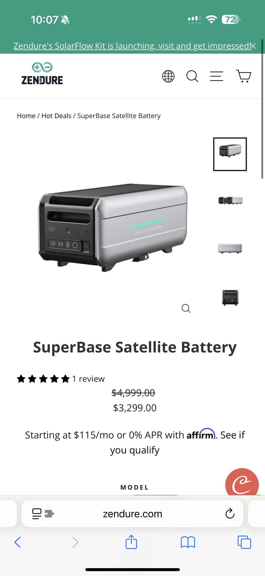 2 Zendure B6400 6.4Kw! Battery Packs Stackable