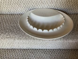 White ashtray