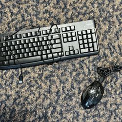 Keyboard + Mouse (wired)