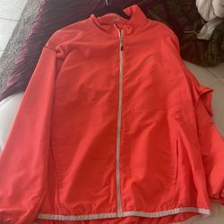 Champion Neon Pink Windbreaker Size XL