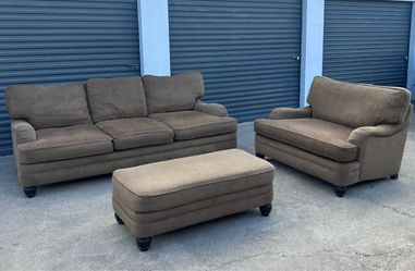 3pc brown Sofa set