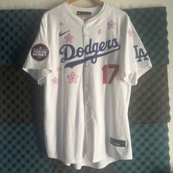Nike x Takashi Murakami x MLB World Tour Tokyo Series 2025 Dodgers Ohtani Jersey White