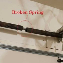 Garage Door Spring Replacement For Broken Springs 