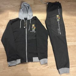 Men Polo Sweatsuits Size Xl N 2x 