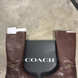 Women’s Leather Coach Boots 