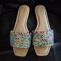 INC Jeweled Slides 
