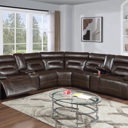 Power Recliner Sectional Brand New 