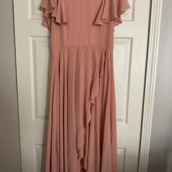 Ivy City Co. Callie dress in apricot—14 NEVER WORN