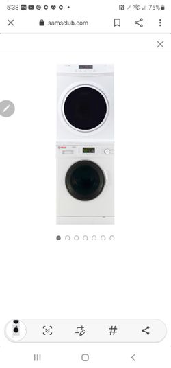  Equator Stackable Compact Laundry Suite - 1.6 cu.ft. Front Load Washer and 3.5 cu.ft. Standard Dryer with Sensor Dry

