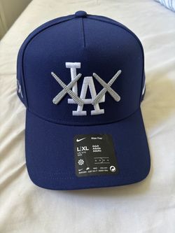 Los Angeles Dodgers Nike x KAWS Dri-FIT Structured A-Frame Adjustable Hat - Royal L/XL