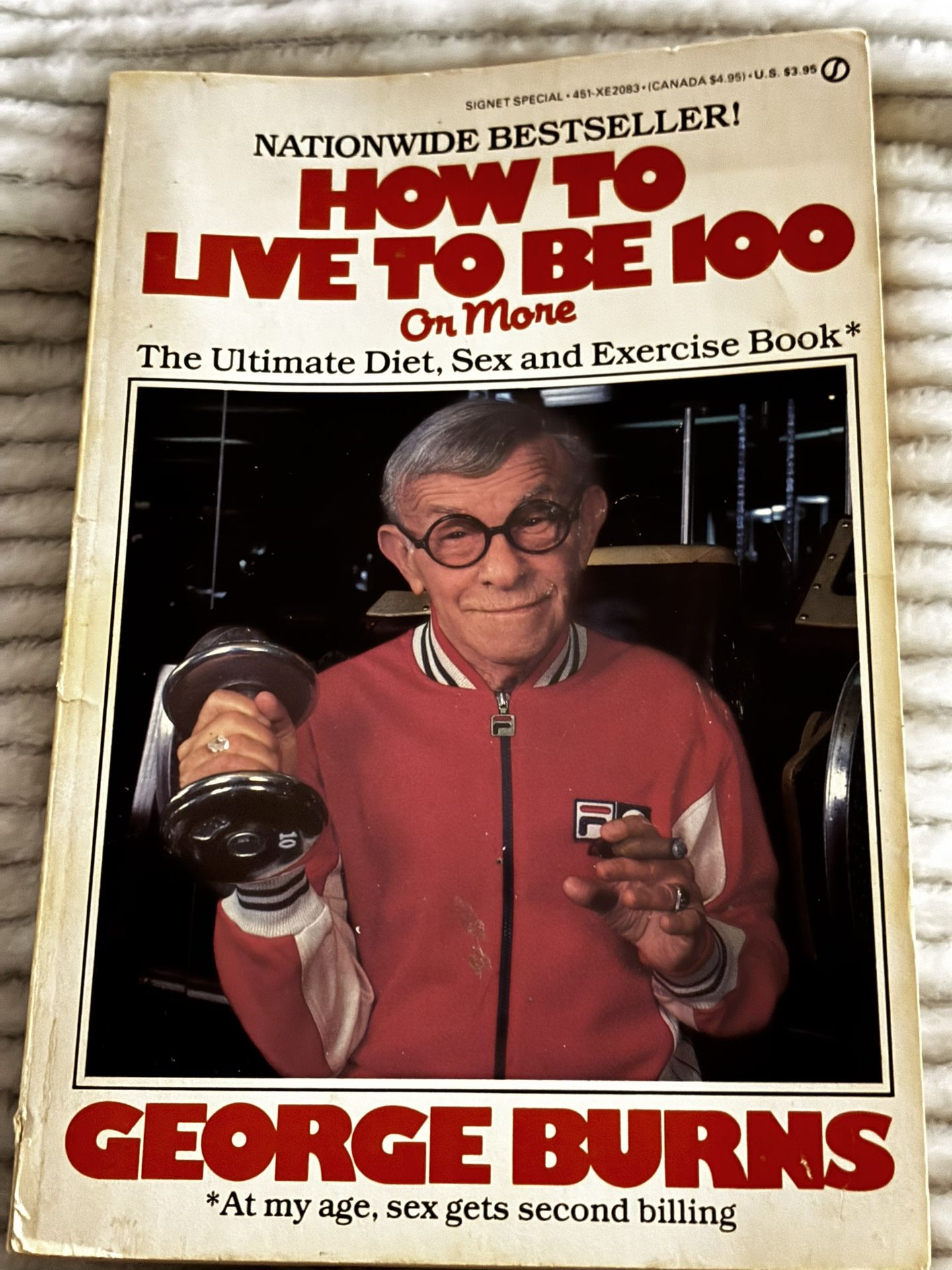 Vintage George Burns Book On How To Live To Be 100 Or More