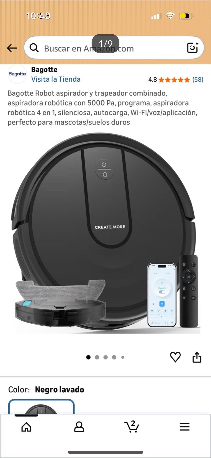 Robot vacuum cleaner