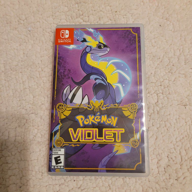 Authentic Replacement Case ONLY - POKEMON VIOLET -  Nintendo Switch Box