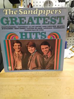 Vintage Vinyl LP " The Sandpipers " Greatest Hits Tested And Sounds Great $18 Or Best Offer