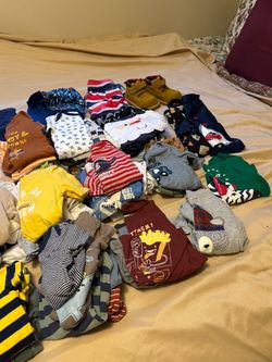Baby boy clothes 0-12 mos