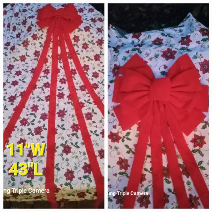 Red Velvet Gift Bows--Assorted Sizes