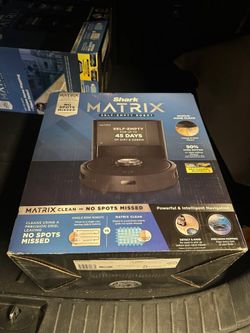 Shark Matrix Self-Emptying Robot Vacuum — Brand New | Smart Nav + Pet Hair