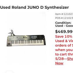 Roland JUNO D Synthesizer Keyboard 