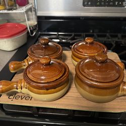 Sets of 4 ceramic bowls