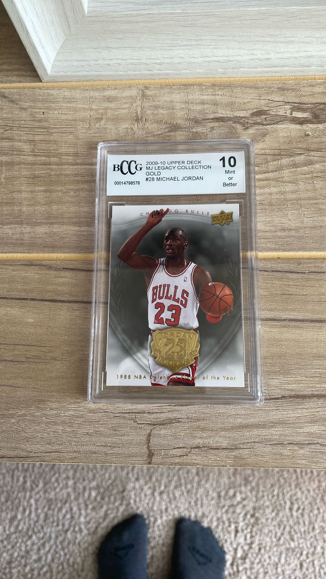 BCCG Graded 10 MJ Michal Jordan Graded 2009-10 Basketball Card New