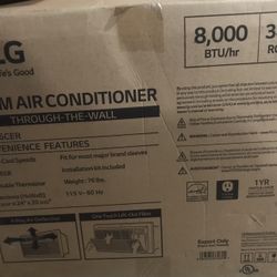 LG 8000 BTU Through Wall Air conditioner (brand New)