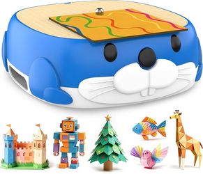 Brand new in box Premium Cardboard Cutter for Kids, Creative Arts & Crafts, Blue Latest Safe Blade-Free Cardboard Cutter Electric, DIY STEM/STEAM Educ