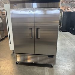 2 Door Stainless Steel Freezer 