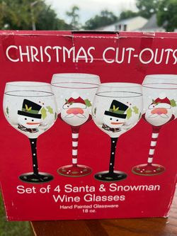 Christmas Wine Glasses