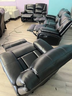 New reclining sofa and loveseat both on sale now