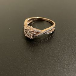 Rose Gold Engagement Ring From Kay. 