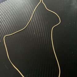 18k Sold Gold Mens Chain 