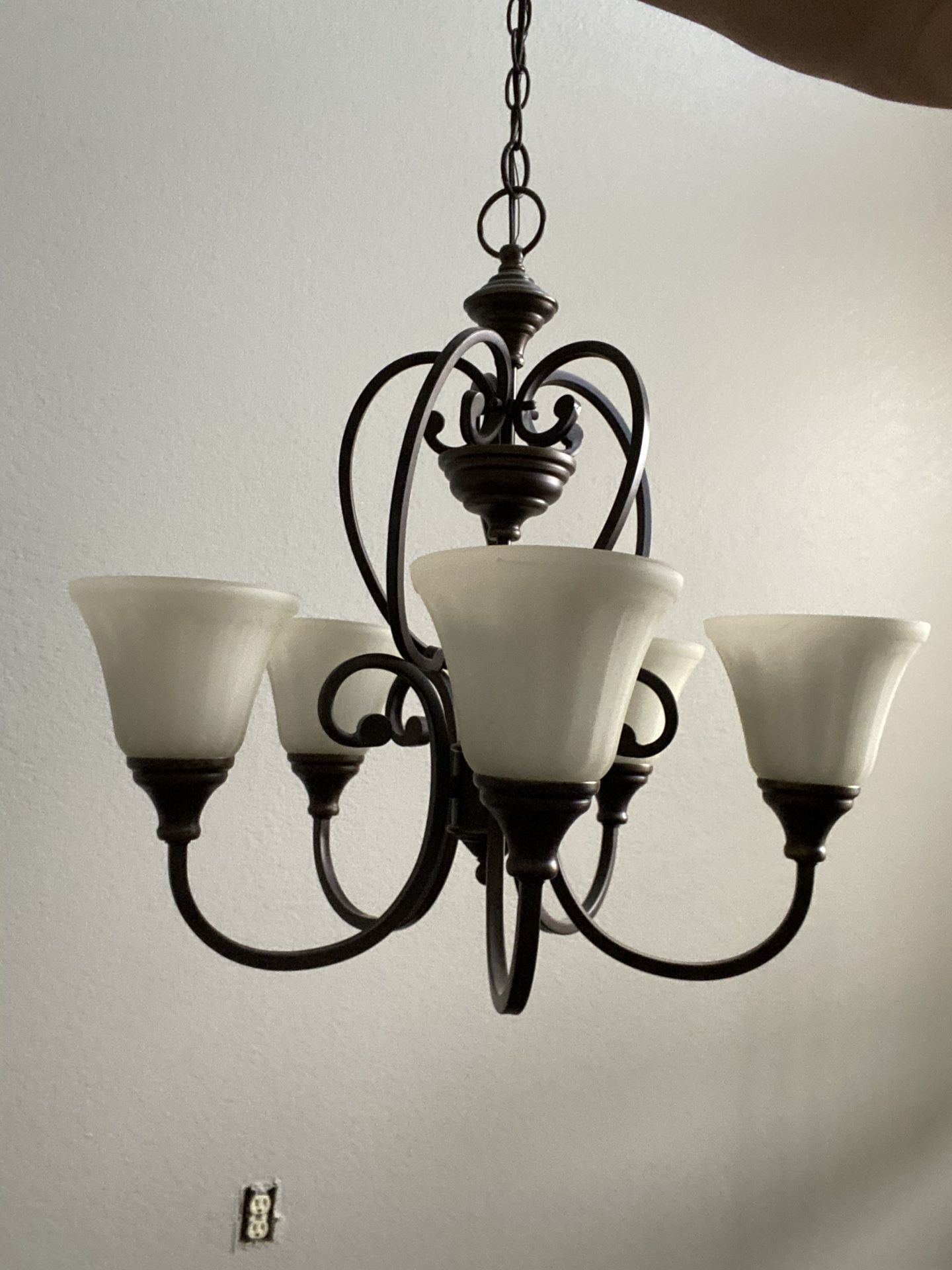 Light Fit tire Chandelier