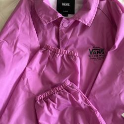 Women’s Vans Windbreaker Pink XL