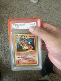 PSA 9 1998 Japanese Charizard Holo CD Promo #6