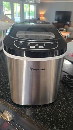 Magic Chef Portable Ice Maker — Stainless Steel — $50