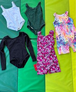 Girls size large leotards